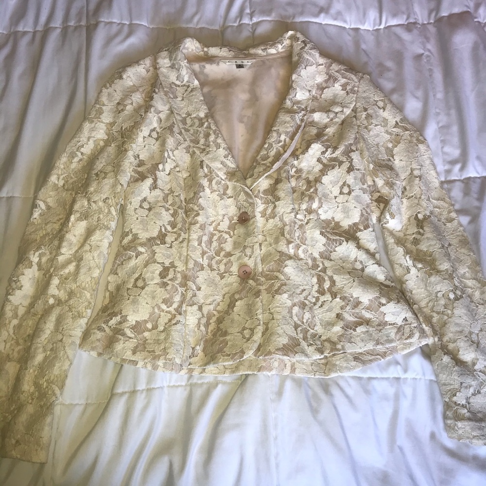 Cabi lace blazer